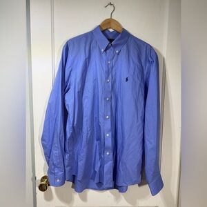 Ralph Lauren Classic Blue Button Down Shirt